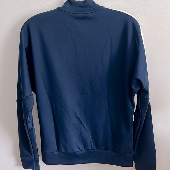 NEW! ADIDAS track jacket blue white S - Picture 4 of 11